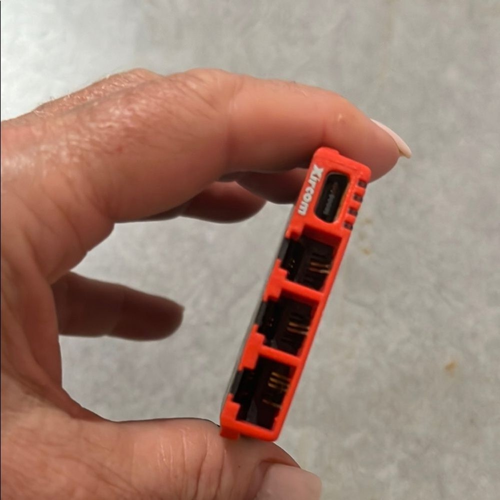 Xircom Black and Red PC Card10/100 Ethernet +56 k modem