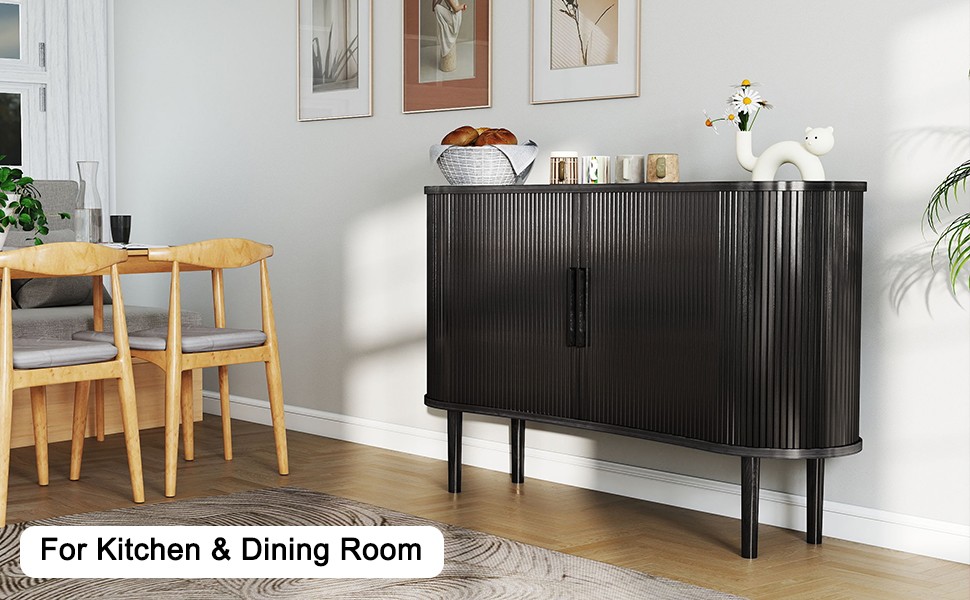 Spacious 1.4M Storage Sideboard For Stylish Kitchen Decor