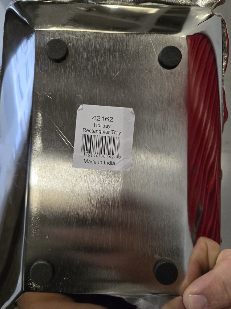 Holiday Rectangular Tray