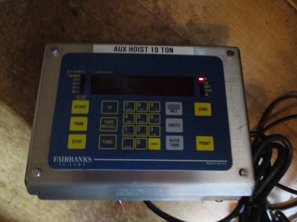 FAIRBANKS Digital Weight Scale Indicator Panel Controller H90-5200-A Display