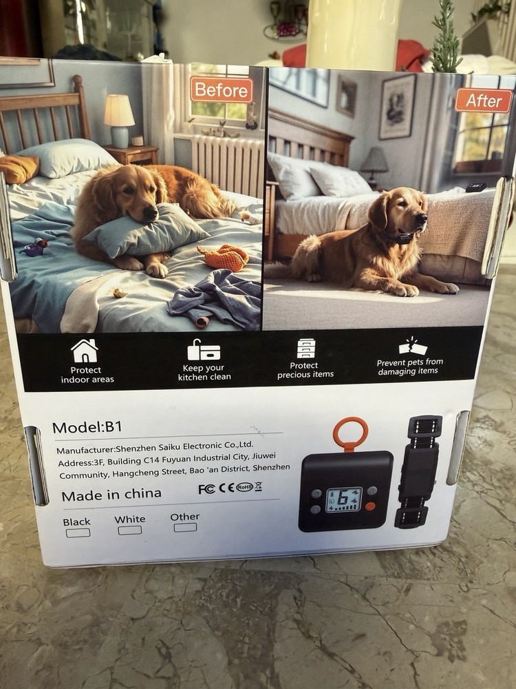 Wireless Pet Barrier - Rechargeable Indoor Barrier