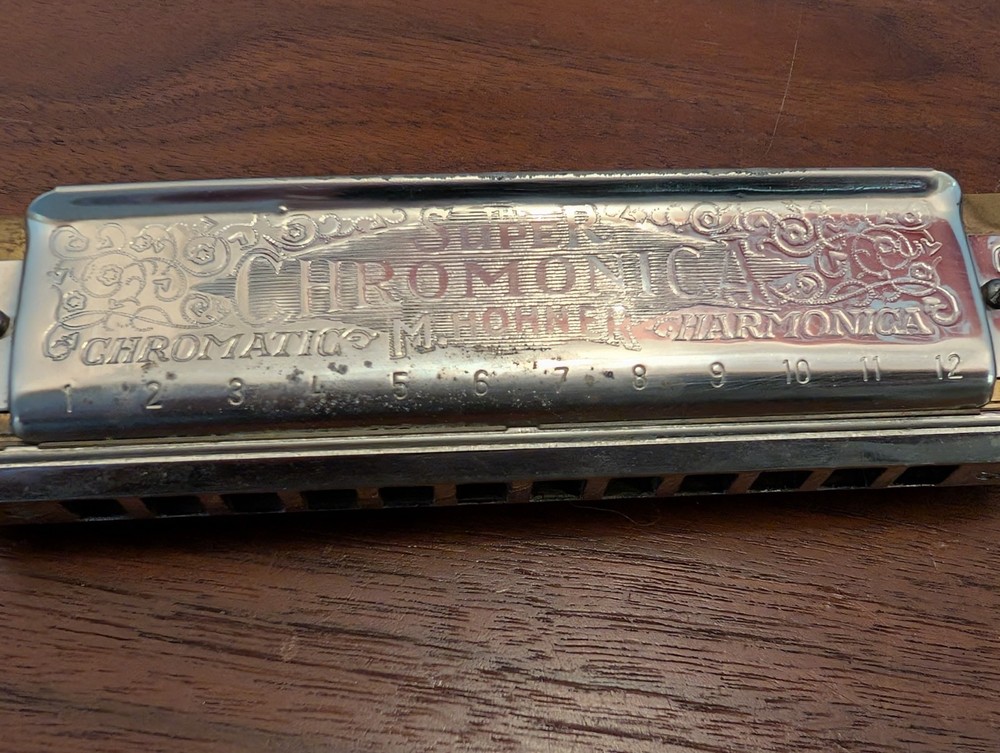 Hohner Super Chromonica Chromatic Harmonica 270 / Key C Germany Original Case