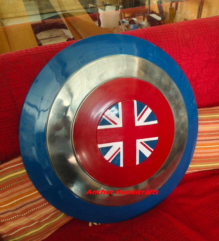 Captain Carter Shield Metal Marvel Solid Shield Cosplay For Wall Décor 24 Inches