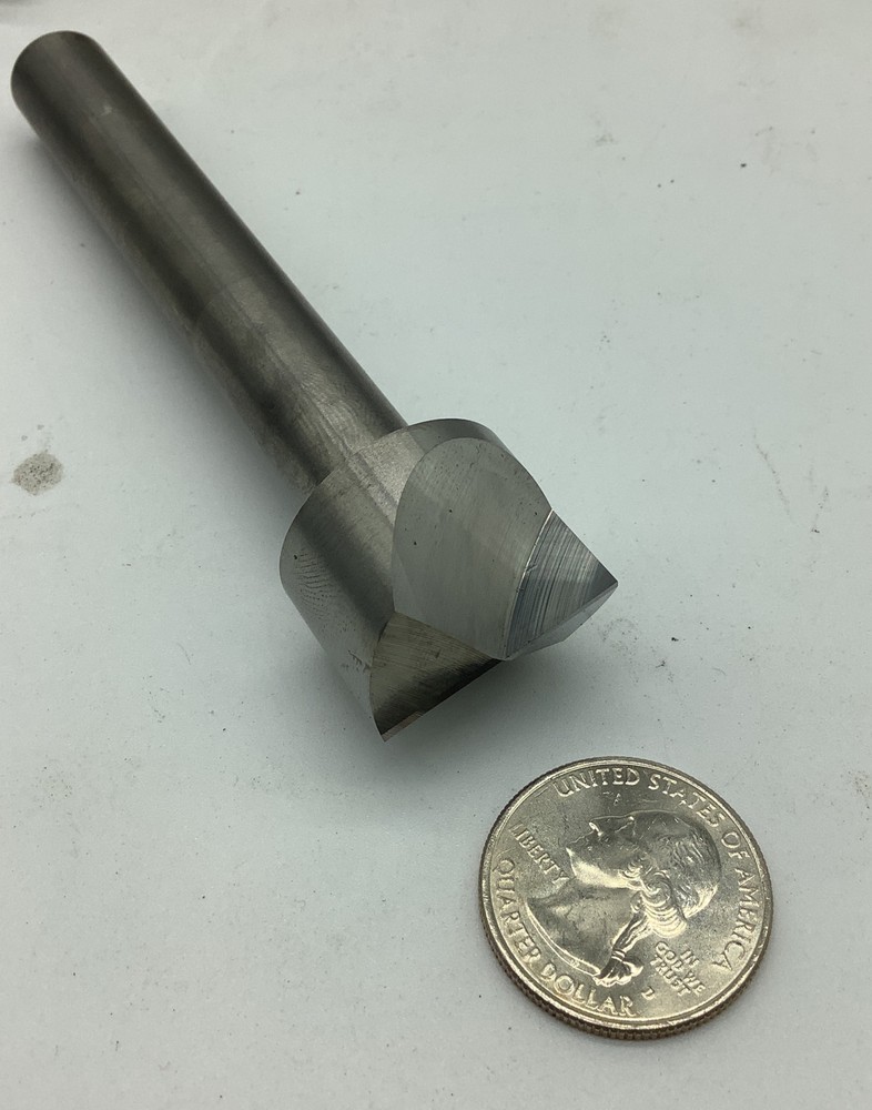 Solid Carbide rivet shavers 4 Sizes, 1/2 Shank One Lot (NWVID)