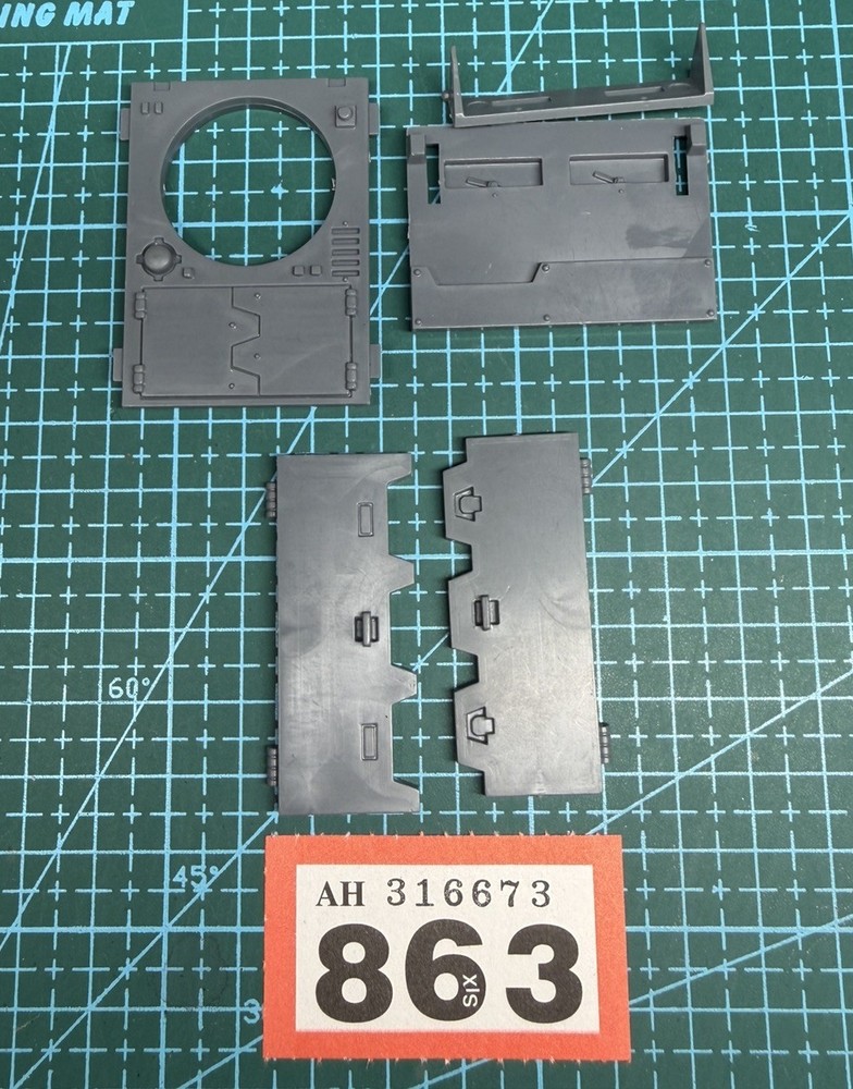 Space Marine Rhino Top Hatch Doors Front Vehicle Panel Bundle 40k Bits Heresy