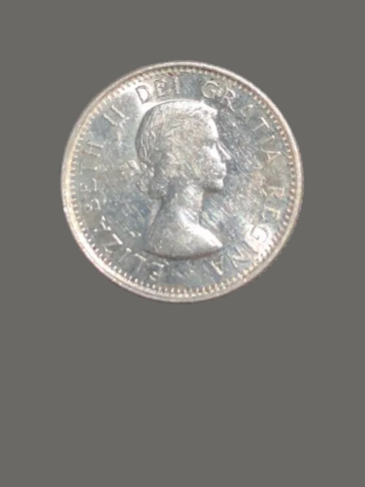 1963 Canada 10 Cent Proof Like Silver Coin - XF (Extra Fine) condition