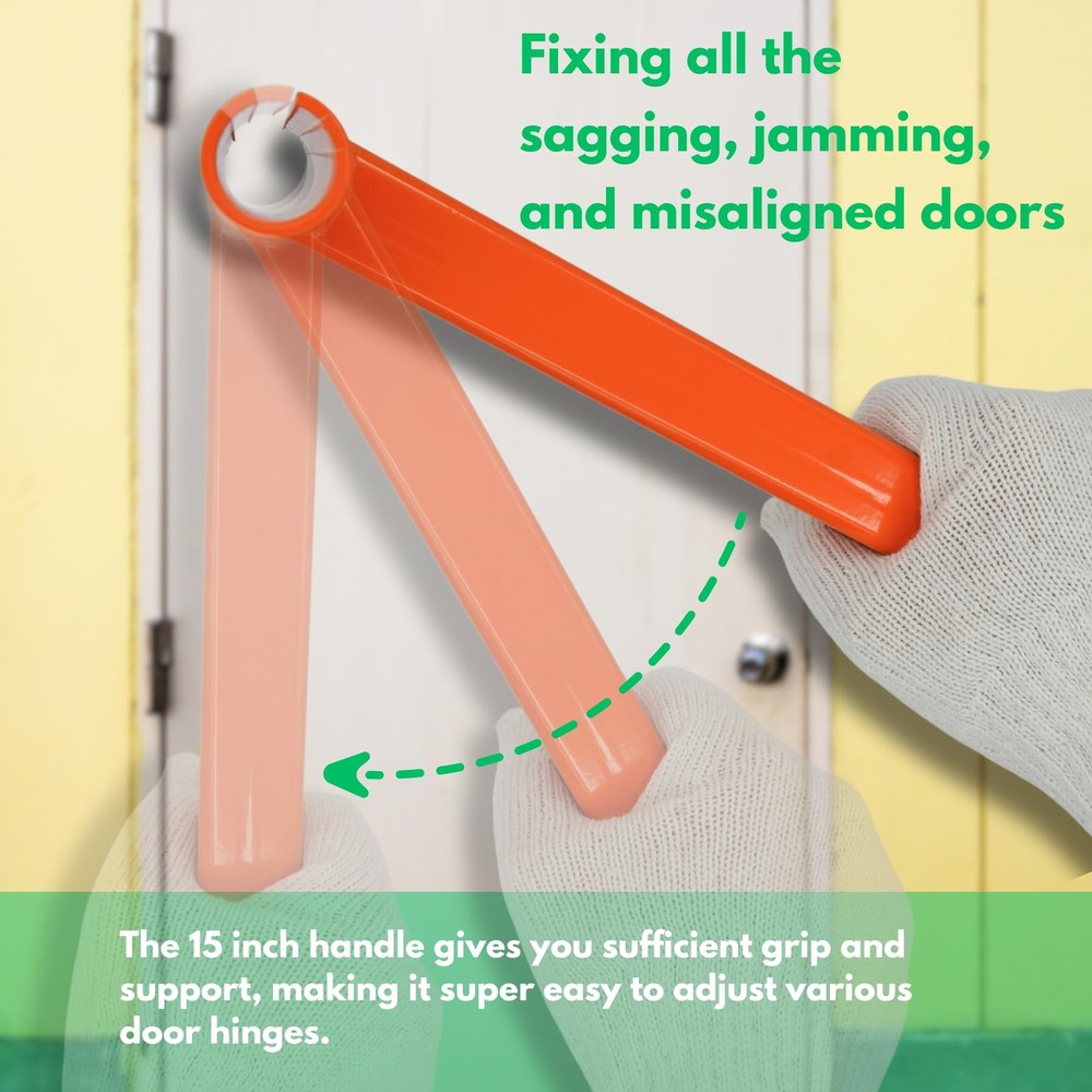 Door Hinge Adjustment Tool Hinge-Doctor - Bender Compatible Orange