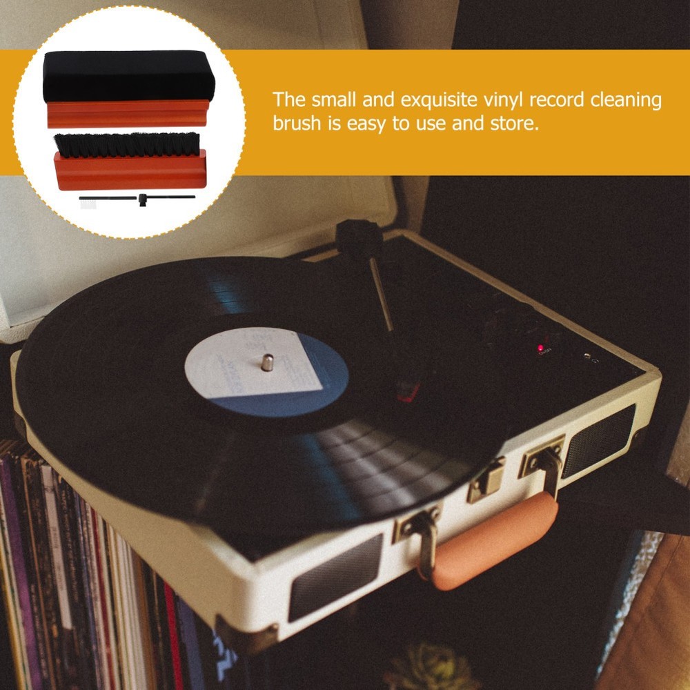 1 Set Vinyl Record Cleaning Tools Record Player Cleaner Record Player Cleaner