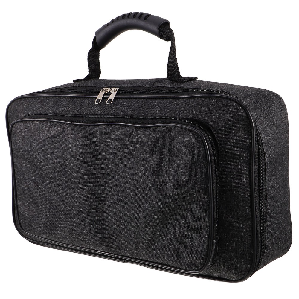 Electric Guitar Effect Pack Paddle Storage Bag Accessories Pedal Case