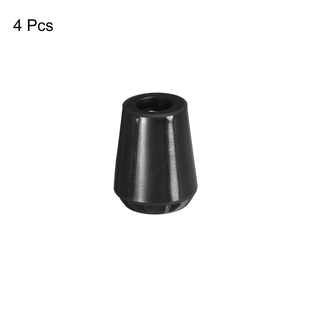 M6x20mm Female Threaded Hand Knobs Tapered Insert Handles for Mechanical, 4Pcs