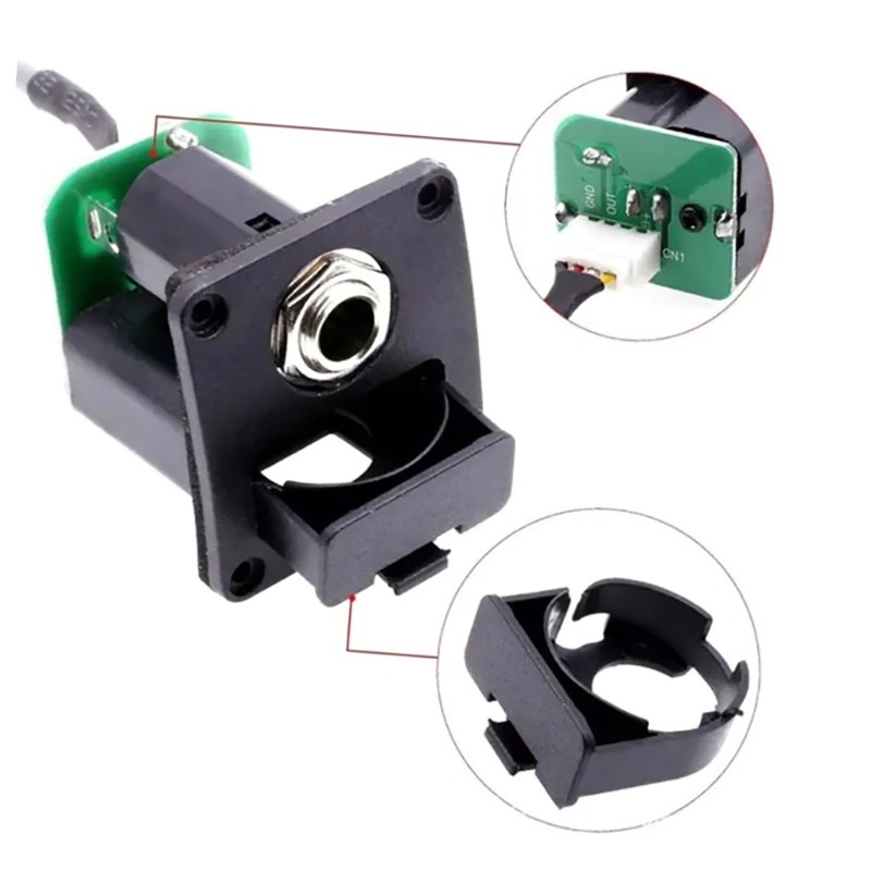 3-Band Piezo Pickup Ukulele Preamp Amplifier Equalizer Tuner Systems Enduring