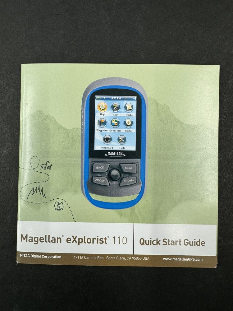 Magellan eXplorist 110 Handheld Geocaching GPS *Tested & Working*