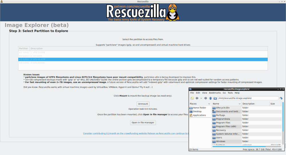 Rescuezilla Bootable LIVE USB - Disk Imaging - Backup/Restore - NEW - USB