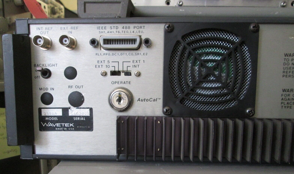 Wavetek 2510A WORKING! Signal Generator 2-1100 MHz