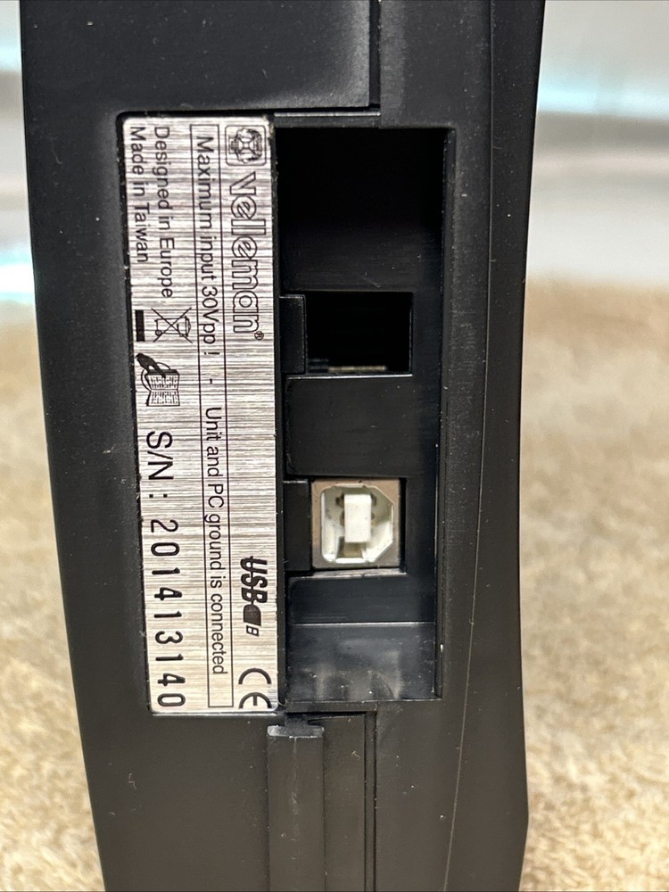 Velleman PCSGU250 USB-Based PC Oscilloscope & Function Generator