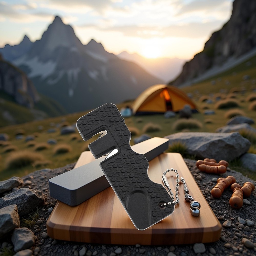 Kitchen Knife Sharpener Mini Outdoor Whetstone For Kitchen Pocket Sharp Knife...