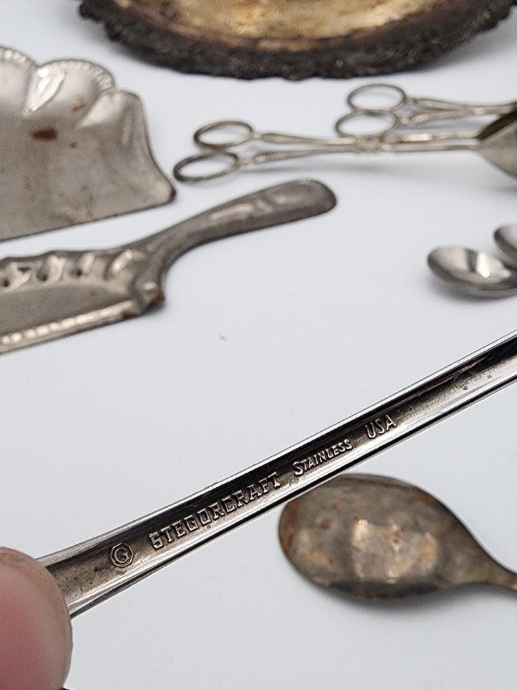 Silver Platter Ware - 12 PCS