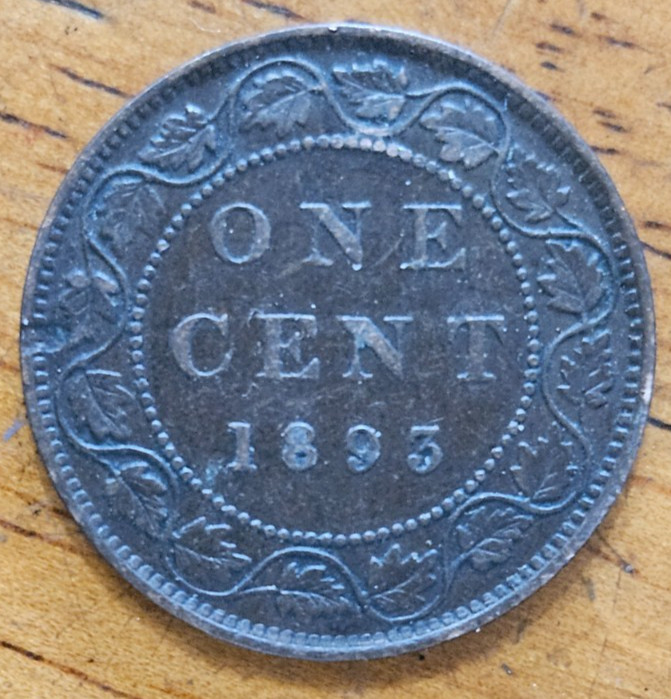 CANADA 1893 LARGE CENT #AB704