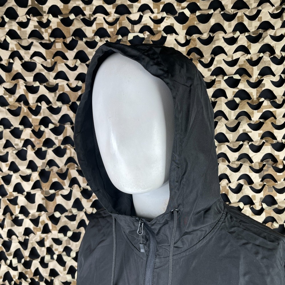 NEW HK Army Cyber Windbreaker Jacket - Black - Medium