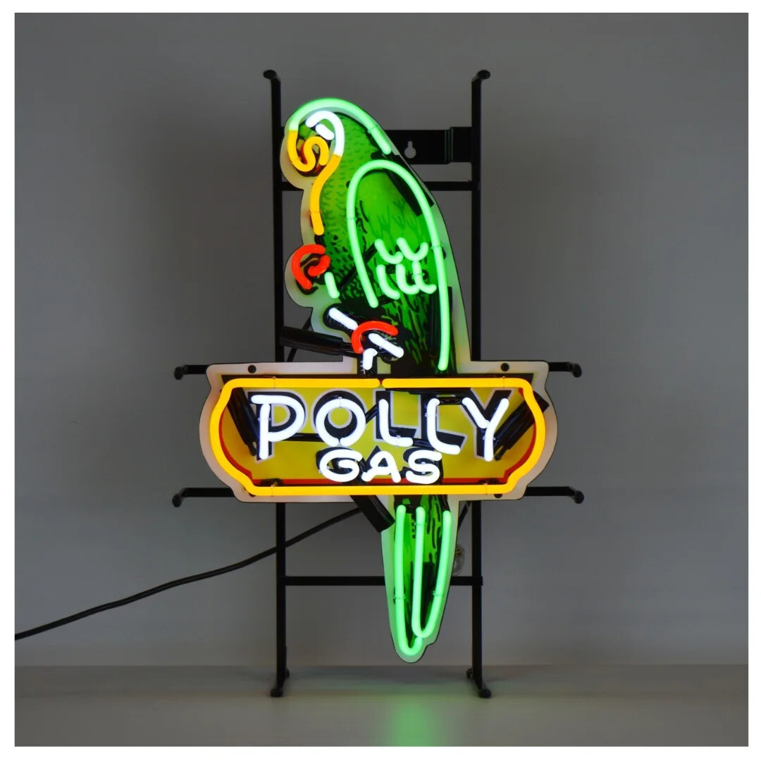 Neonetics 5POLLY Gas - Shaped Polly Gas Neon Sign With Backing