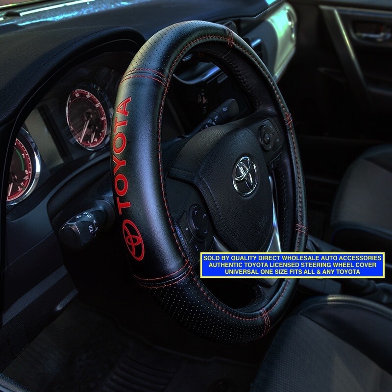 AUTHENTIC Toyota Licensed Steering Wheel Cover  CAMRY COROLLA OEM BEST GIFT NEW