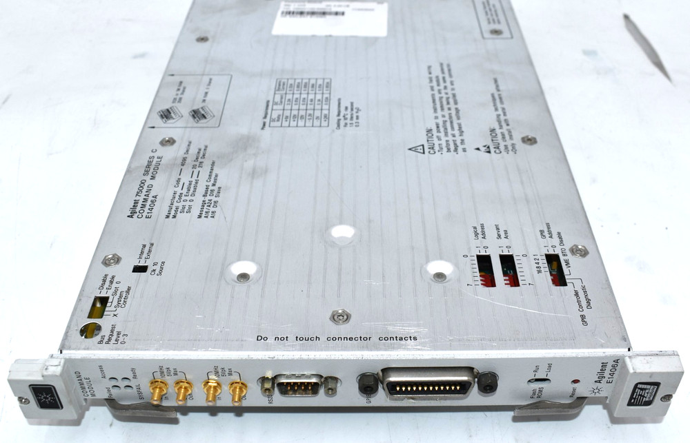 HP / Agilent 75000 Series C Command Module E1406A - Untested