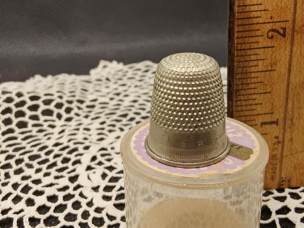 Sewing Thimble. Solid Nickel Silver.