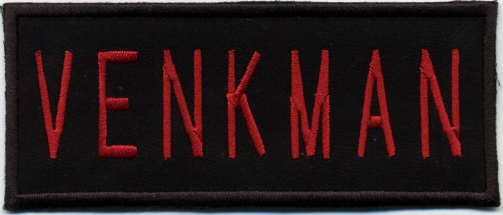 Ghostbusters 2 Style Embroidered Name Tag Iron on Patch - VENKMAN