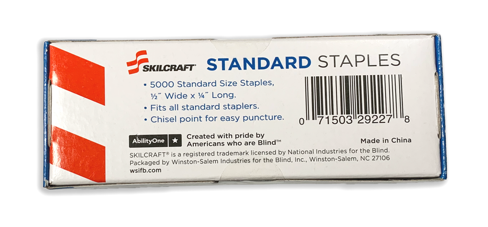 SKILCRAFT Standard Staples