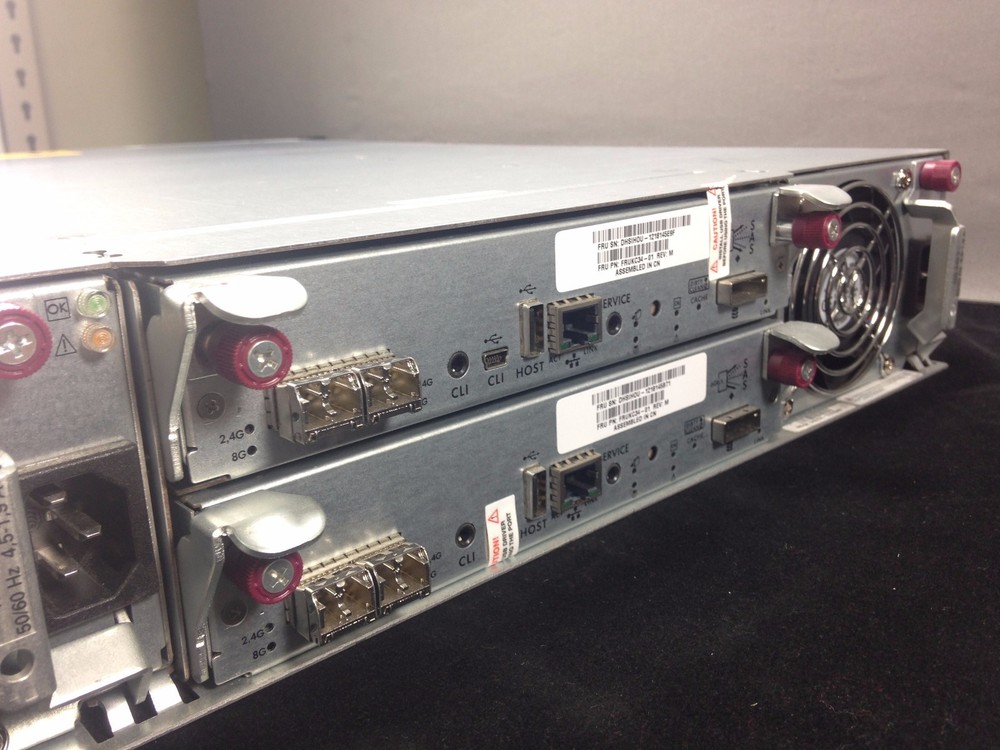 Dot Hill 2Ux24 Disk Array Module w/ Drives and Controllers D3720CA07210DA 7.2TB