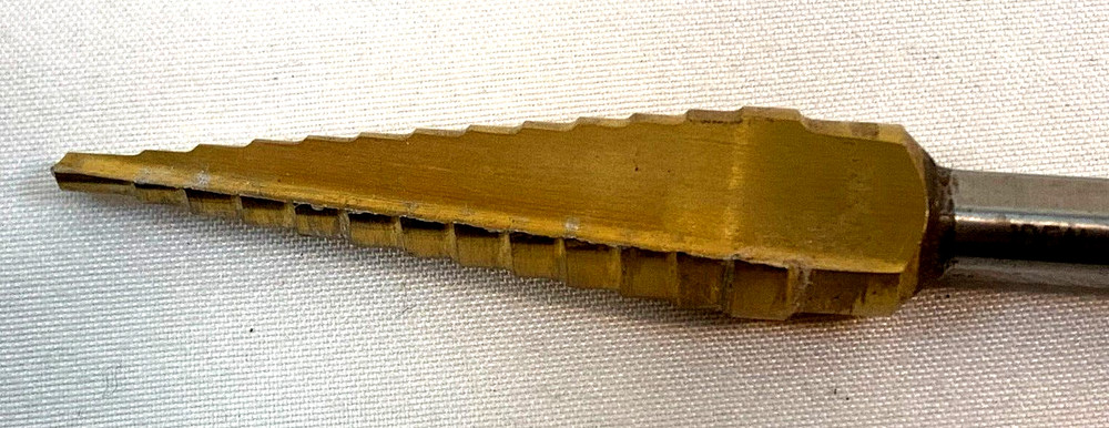 IDEAL ~ 35-511 ~ Step Drill 1/8" - 1/2" HSS ~ Titanium Coating