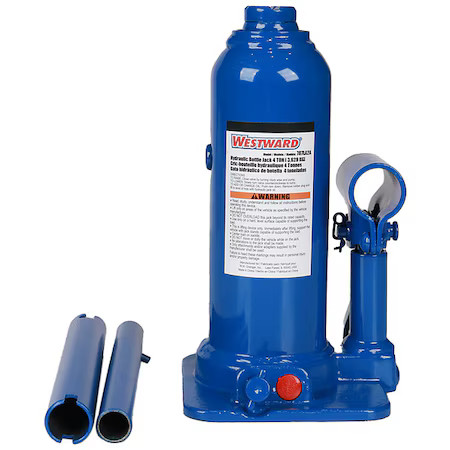 Westward 787La2 Bottle Jack,4 Ton Lifting Capacity