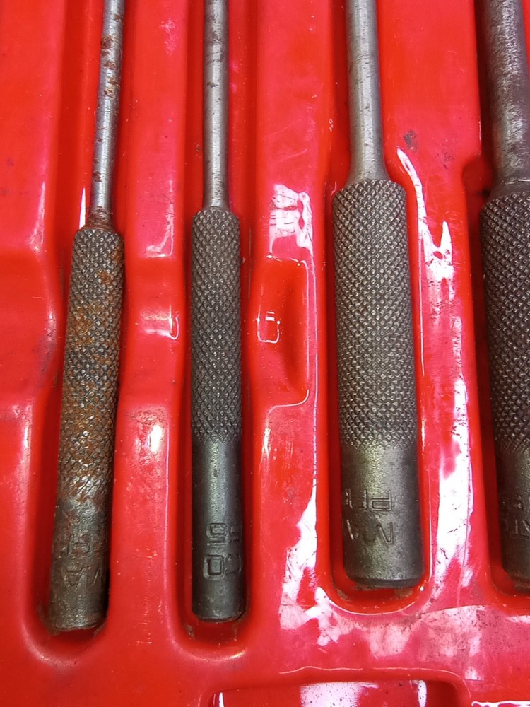 Matco Tools SPRP9T 9pc Roll Pin Punch Set