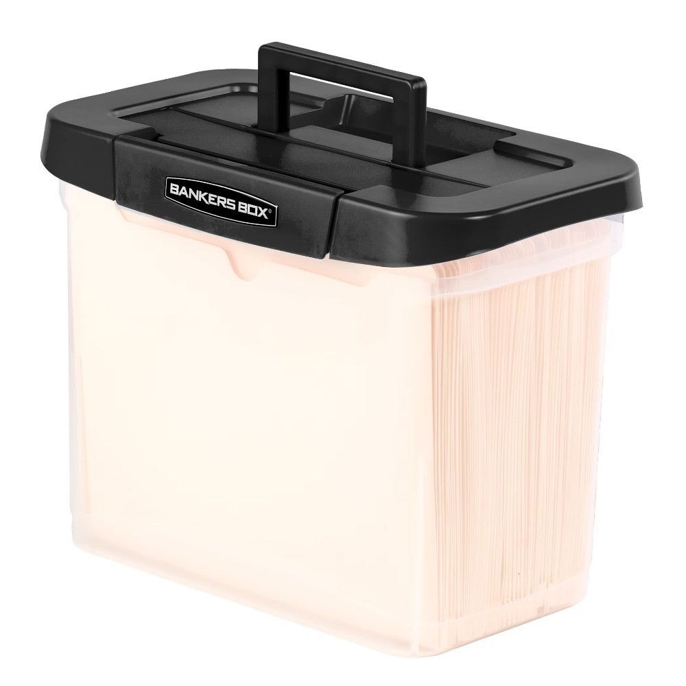 Plastic Letter Size File Organizer, Clear