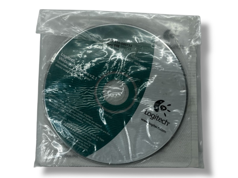 Logitech Webcam Software V 2.1 Disc 2011 SEALED