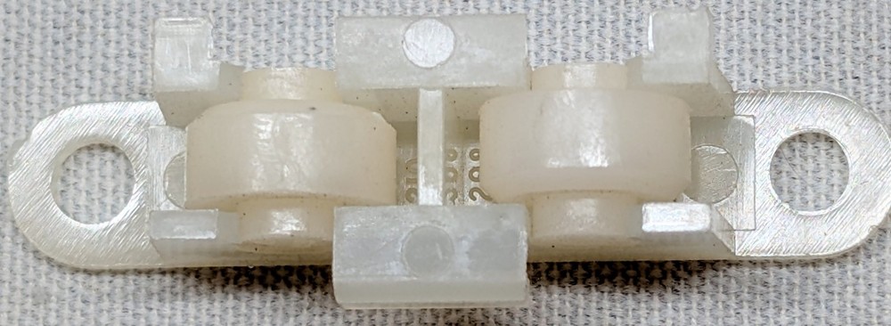 34 Sliding Window Tandem Roller Assembly with 3/8” Flat Nylon Wheels