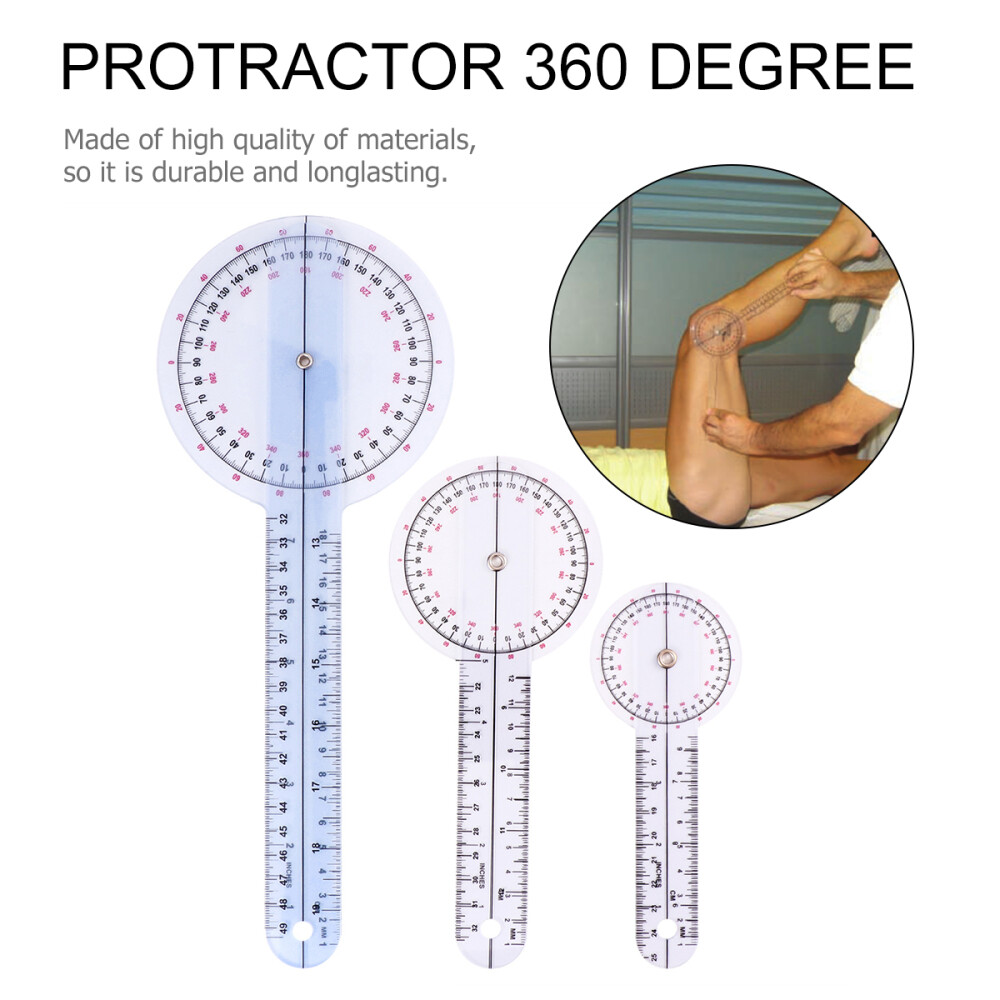 3 Pcs Angle Finder Protractor Angle Ruler Hand Gonimeter Protractor Set