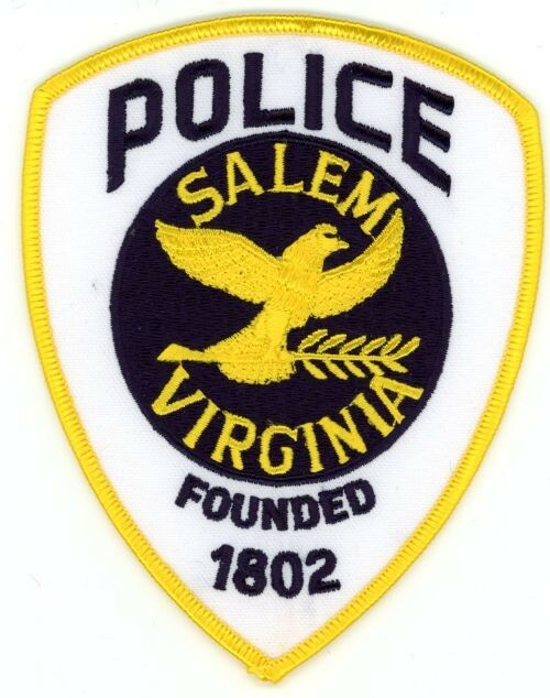 VIRGINIA VA SALEM POLICE NICE SHOULDER PATCH SHERIFF