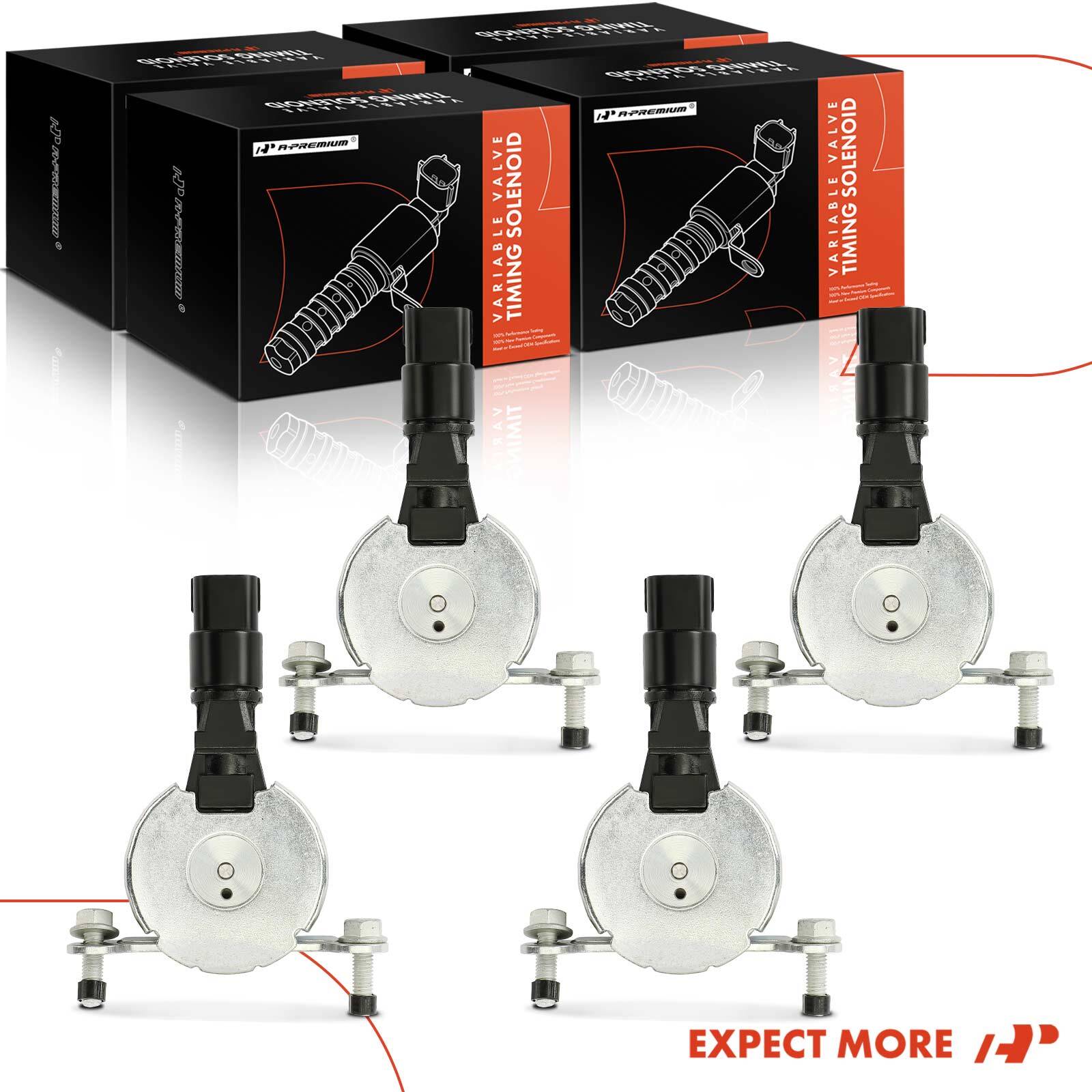 4x Variable Valve Timing Solenoid for Ford E-350 F-250 Super Duty F-150 Mustang