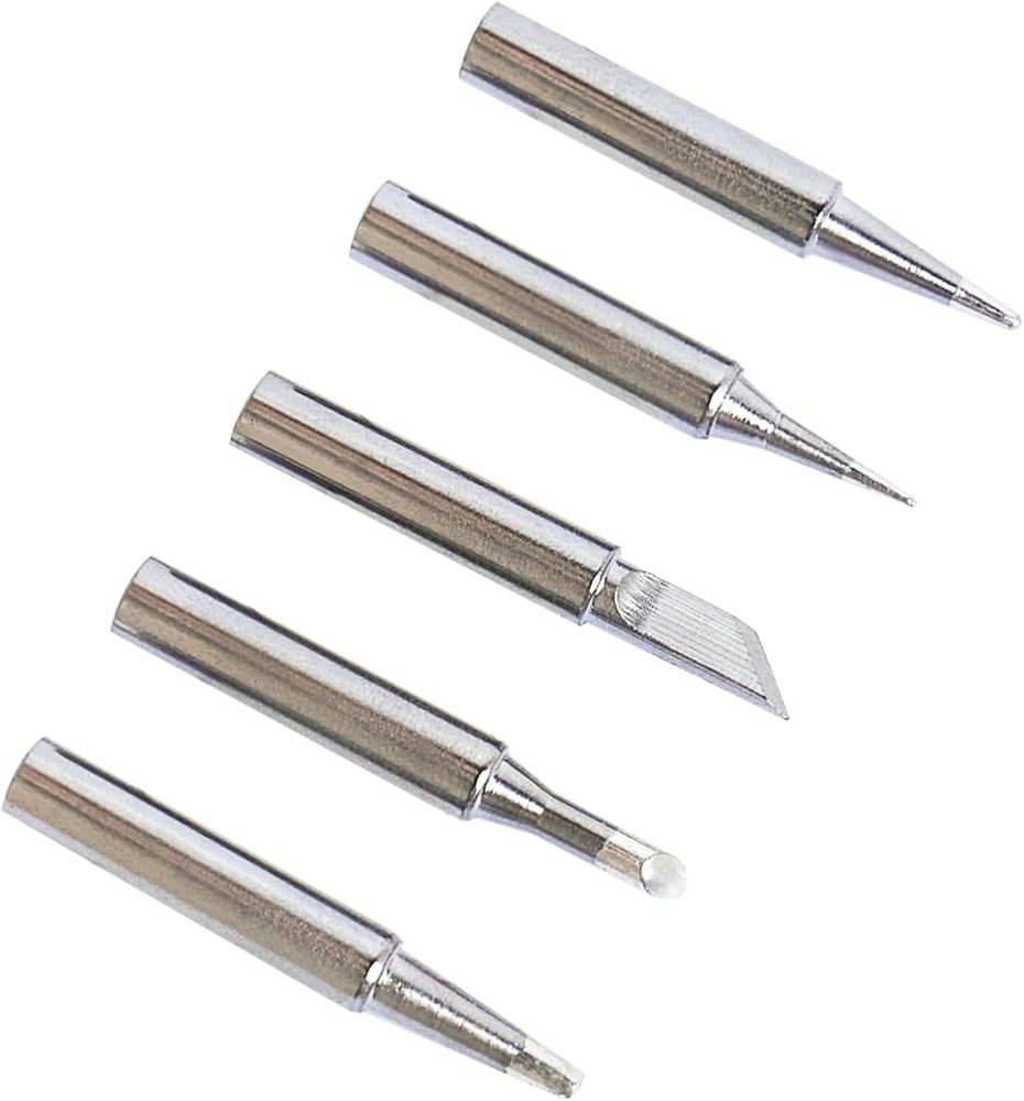 5pcs Universal Soldering Iron Tips Set for Hakko & More