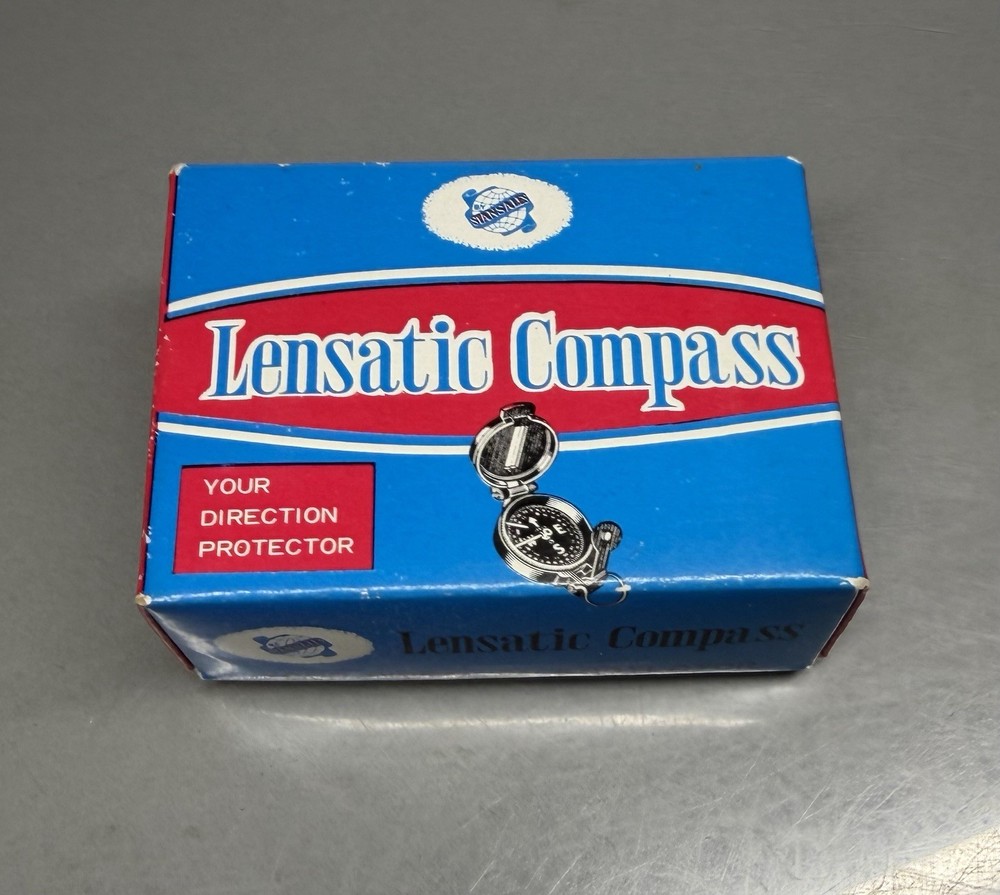 Vintage Lensatic Compass ~ Japan ~ In Box