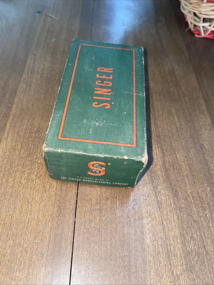 Vintage singer sewing machine box
