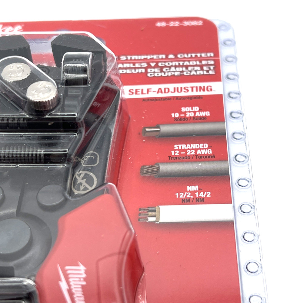 Milwaukee Wire Stripper & Wire Cutter Tool Self-Adjusting 48-22-3082