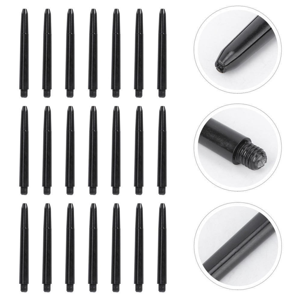 100Pcs Plastic Dart Shafts for Enhanced Flight Path with 2BA Screw Thread