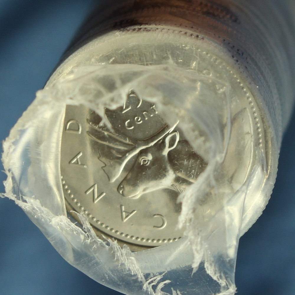 Canada 1995 Quarter (25 Cents) from a Mint Roll