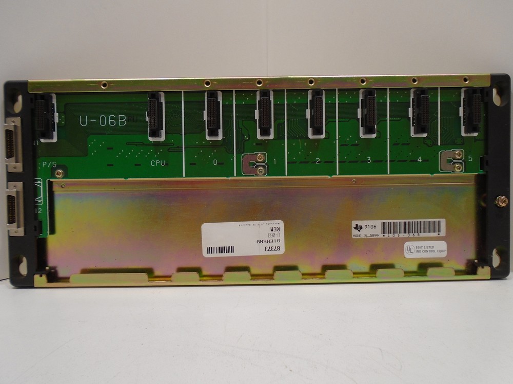 SIEMENS TEXAS INSTRUMENTS 9106 RACK BASE PLATE U-06B MODULE