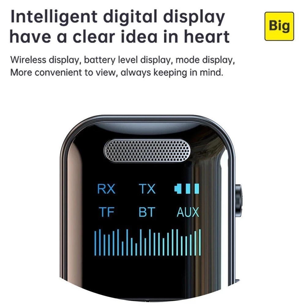 4In1 Bluetooth Audio Adapter Wireless Receiver Transmitter MP3 Player 3.5mm Aux