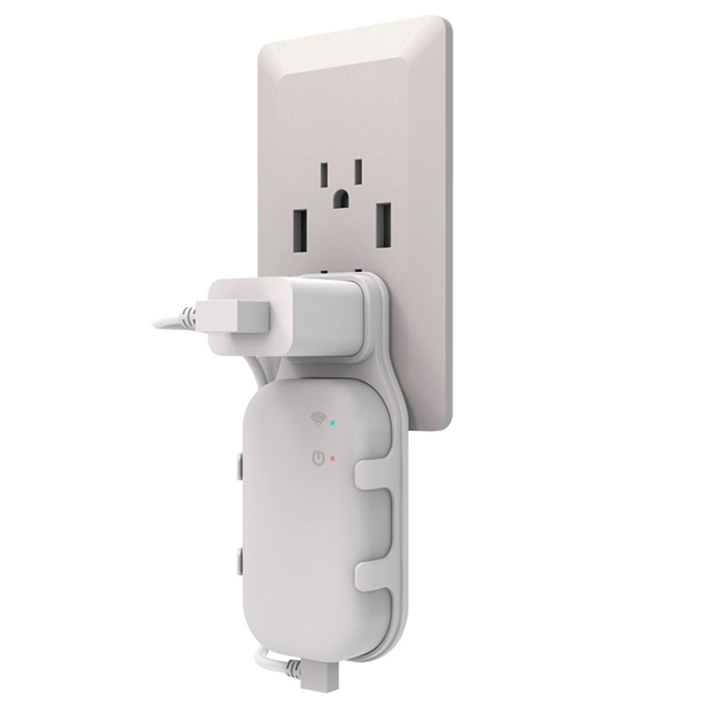 US Plug Outlet Wall Mount Holder Bracket with Cable for Blink Sync Module Core