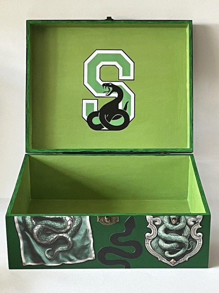 Slytherin inspired Memory / Keepsake Box