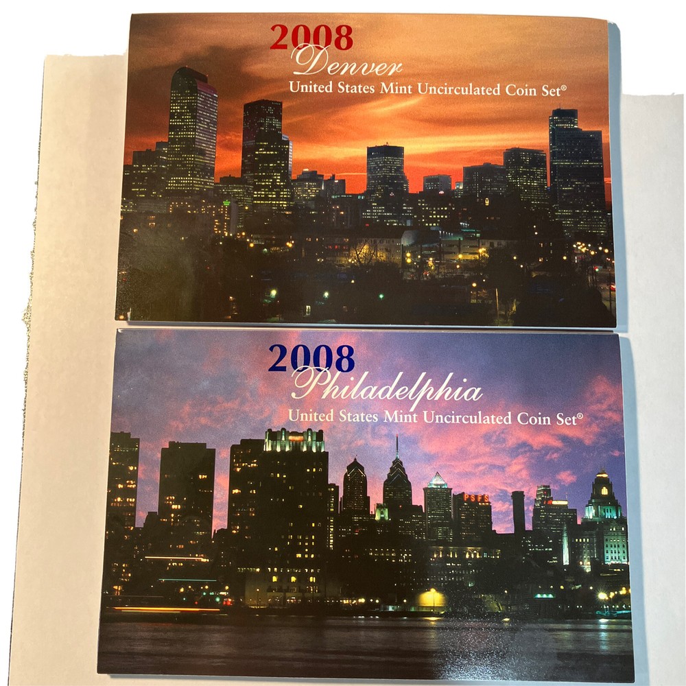 2008 PD Mint Set UNC mint pkg. no box